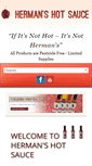 Mobile Screenshot of hermanshotsauce.com